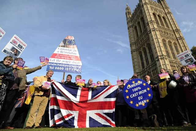 A referendum on Britains membership of the EU is already on the cards. Picture: Getty