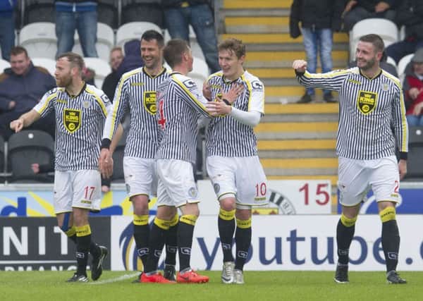 St Mirren staged a late fightback to dump Motherwell. Picture: SNS