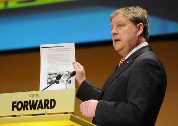 Angus Robertson has dismissed the leaderless Labour Party as an effective opponent to the Conservatives. Picture: Ian Rutherford