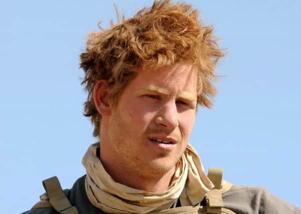 Prince Harry, who has credited the Army for keeping him out of trouble, and called for National Service to be brought back. Picture: PA
