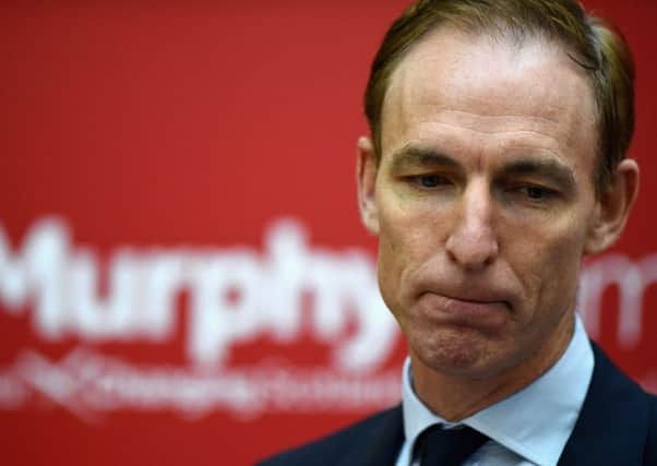 A blazing public row has erupted between the Unite trade union leader Len McCluskey and Jim Murphy. Picture: Getty