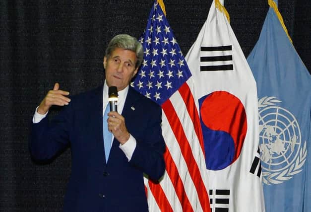 John Kerry hit out at North Koreas horrific conduct. Picture: Getty