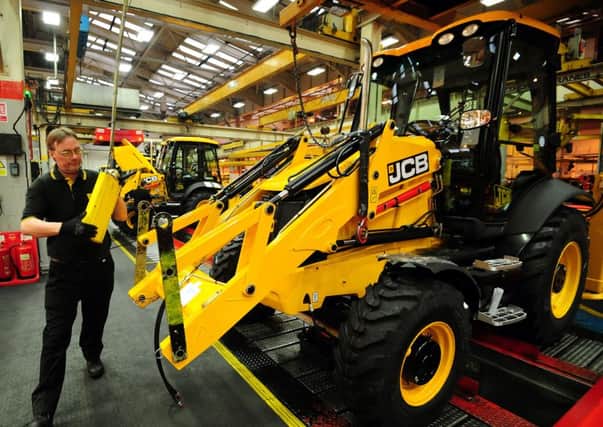 JCB created 2,000 new jobs at its 11 UK plants since 2010. Picture: PA
