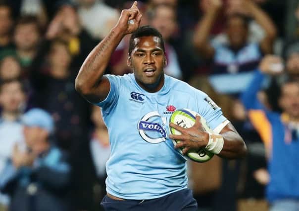 Taqele Naiyaravoro has signed for Glasgow Warriors. Picture: SNS