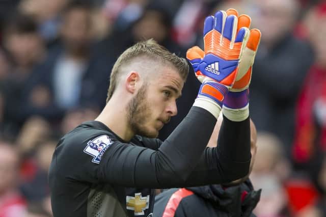 Manchester United's goalkeeper David De Gea. Picture: AP