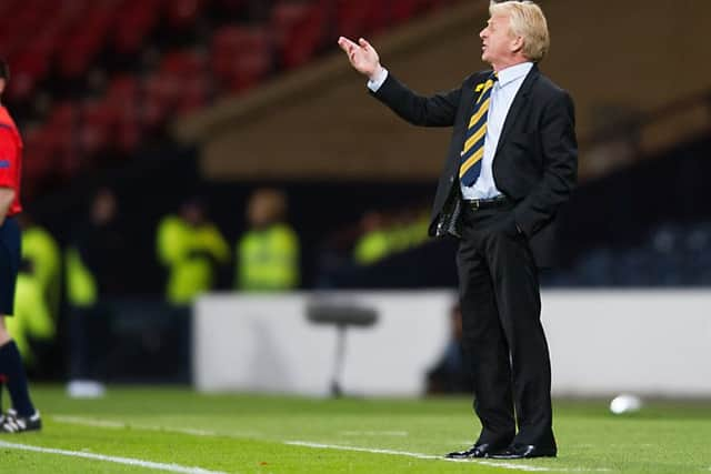 Scotland manager Gordon Strachan. Picture: John Devlin