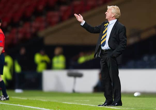 Scotland manager Gordon Strachan. Picture: John Devlin