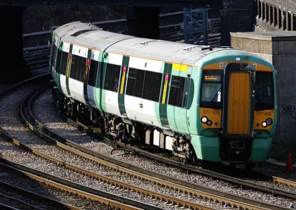 The 7.29am Brighton-London service arrived early after a year of late arrivals. Picture: PA
