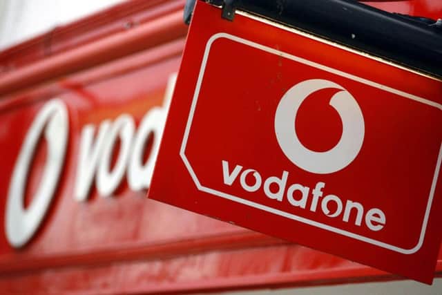 Vodafone: First quarterly increase in almost three years. Picture: PA