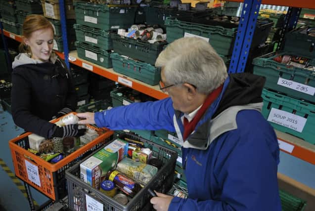 The proliferation of food banks has become a contemporary shorthand for rising inequality in the UK. Picture: TSPL
