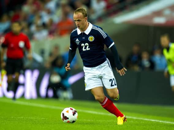 Leigh Griffiths hopes to kick-start his cap career when Scotland face Qatar next month. Picture: SNS