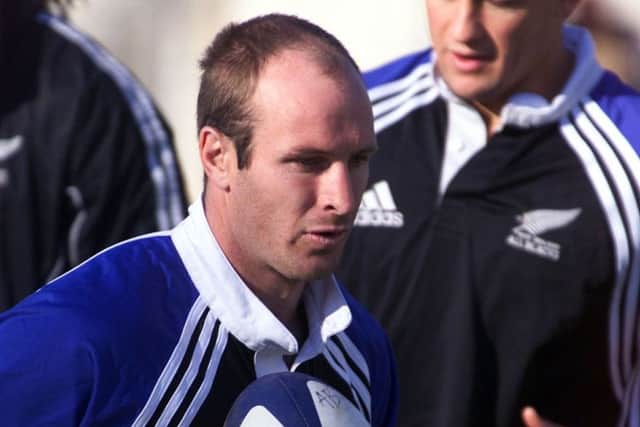 Jason OHalloran pictured prior to winning his first and only All Black cap in 2000Picture: Phil Walter/Getty