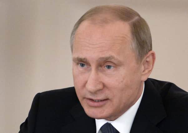 Vladimir Putin backed creation of Novorossia buffer state. Picture: AP