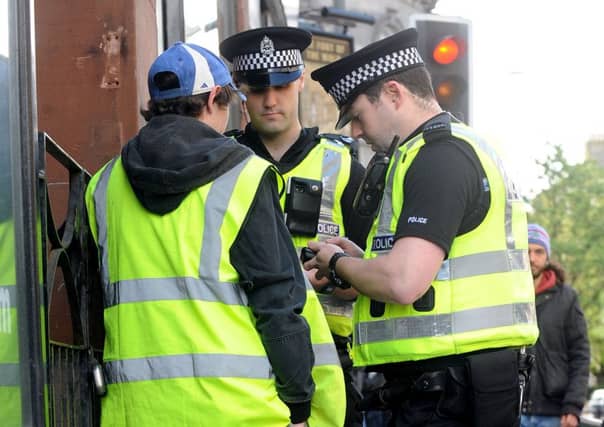 Police claim stop-search improves safety and have discretion on use of armed officers. Picture: Lisa Ferguson