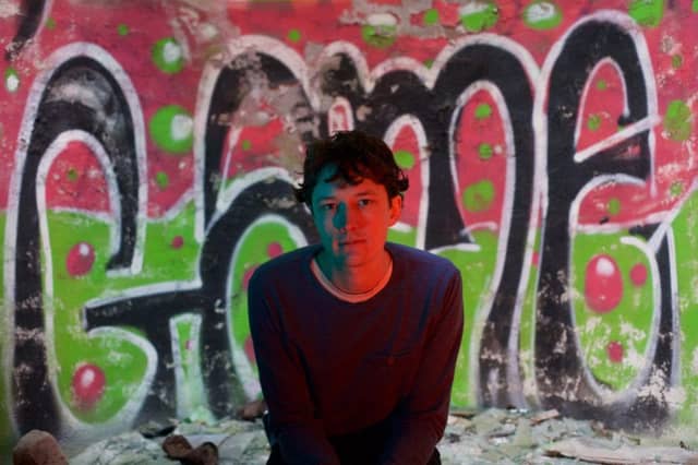 Miaoux Miaoux (Julian Corrie) at St Peter's Seminary in Cardross, Scotland in March 2015