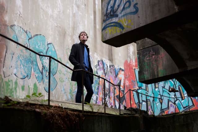 Miaoux Miaoux (Julian Corrie) at St Peter's Seminary in Cardross, Scotland in March 2015