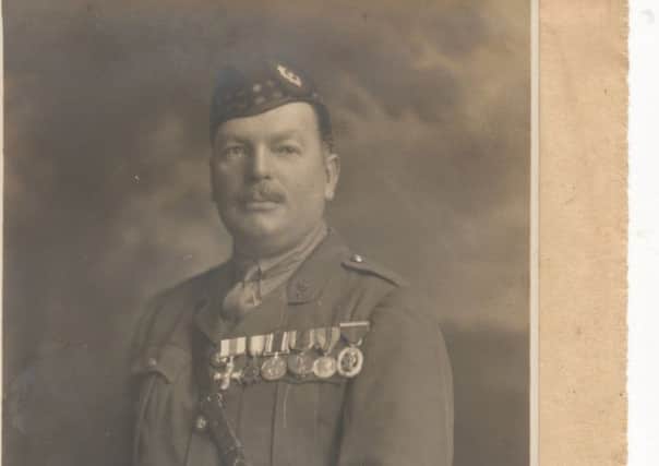 Major Alexander James Wightman M.C. T.D. (1880 - 1939), a Volunteer Officer of The Royal Scots, was born in Lenzie near Glasgow. Picture: Contributed