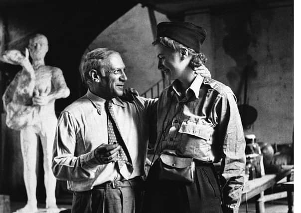 Pablo Picasso and Lee Miller after the liberation of Paris. © Lee Miller Archives, England 2015. All rights reserved.