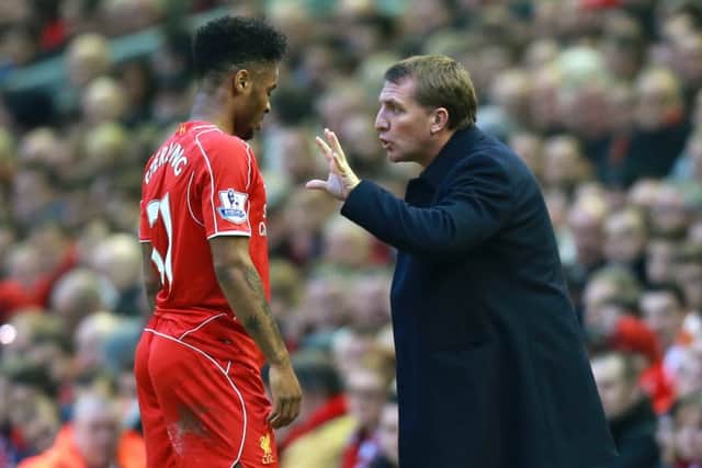 Raheem Sterling, left, was due to meet Liverpool boss Brendan Rodgers to discuss his future after rejecting a new deal in January Picture: PA