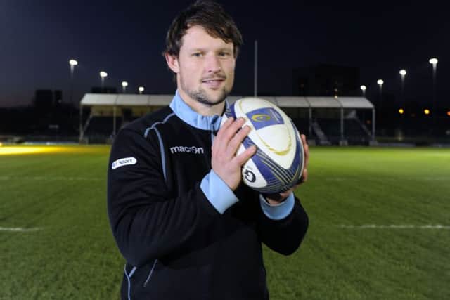 The centre yesterday urged his team-mates to keep winning as the only way to earn much needed respect for Scottish rugby. Picture: John Devlin