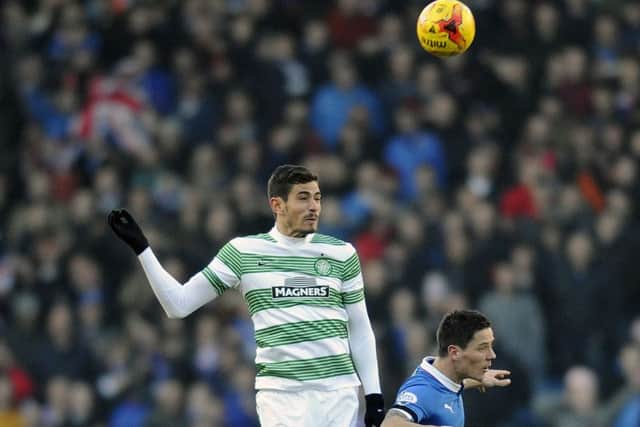 Nir Bitton, pictured during the Scottish League Cup semi-final against Rangers, is a target for Sunderland. Picture: John Devlin