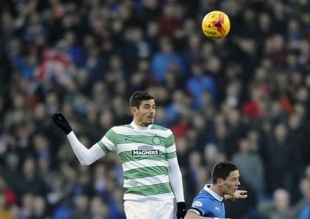 Nir Bitton, pictured during the Scottish League Cup semi-final against Rangers, is a target for Sunderland. Picture: John Devlin