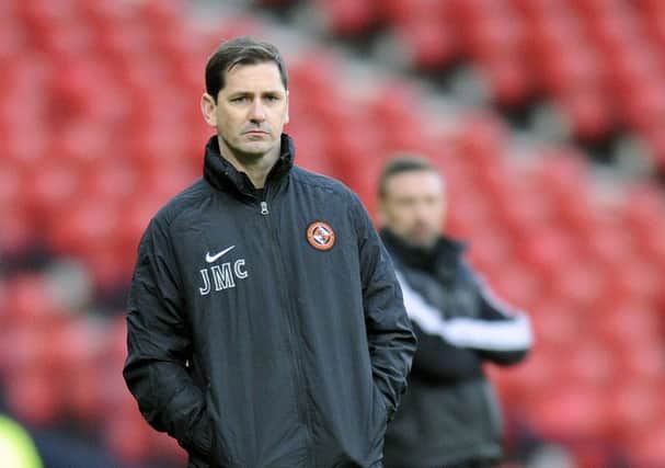 Times have been turbulent of late for Jackie McNamara. Picture: SNS