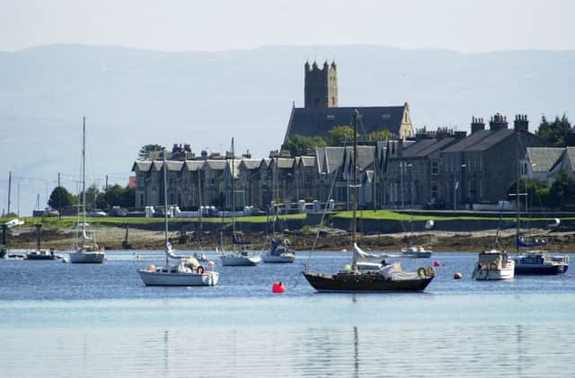 Port Bannatyne on Bute, where houses cost just over 73,000. Picture: Allan Milligan