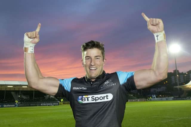 DTH van der Merwe celebrates after the match on Friday. Picture: SNS/SRU
