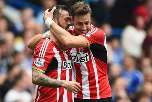 Scotland striker Steven Fletcher gave the Black Cats the lead. Picture: Getty