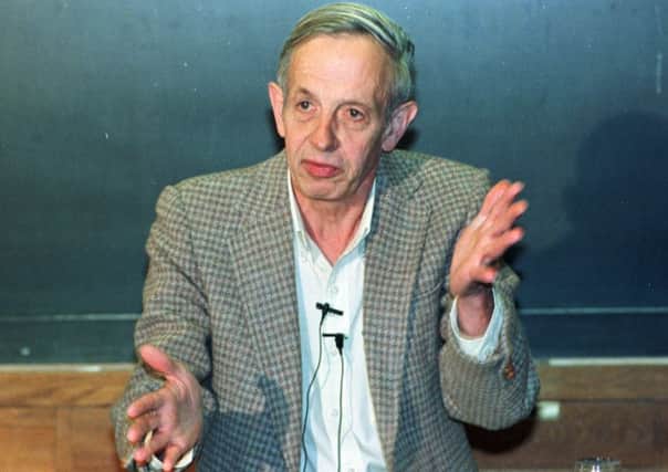 Mathematician John Nash, pictured in 1994. Picture: AP