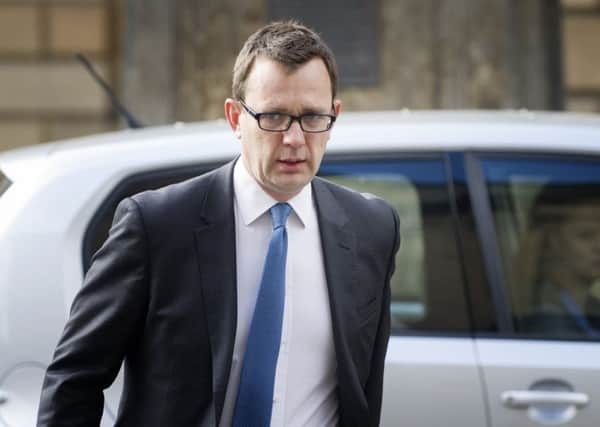 Former News of the World editor Andy Coulson arrives at the High Court in Edinburgh. Picture: PA