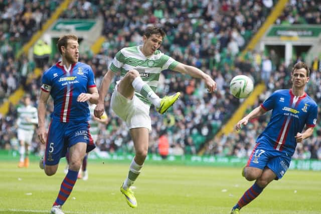 Stefan Scepovic netted twice for Celtic against Inverness CT at the weekend. Picture: Getty
