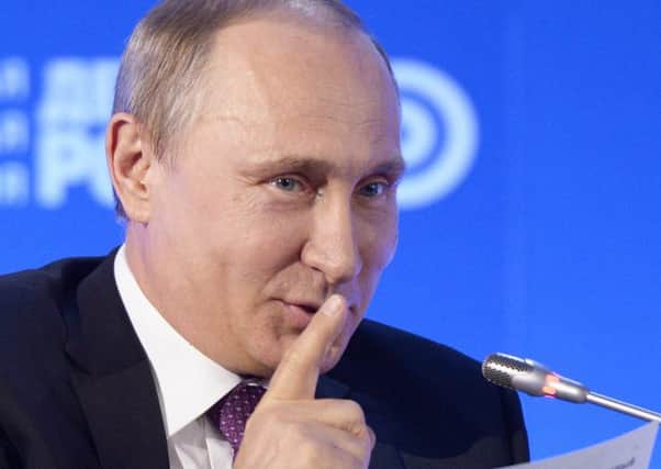 Vladimir Putins relationship with the west is tense. Picture: Getty