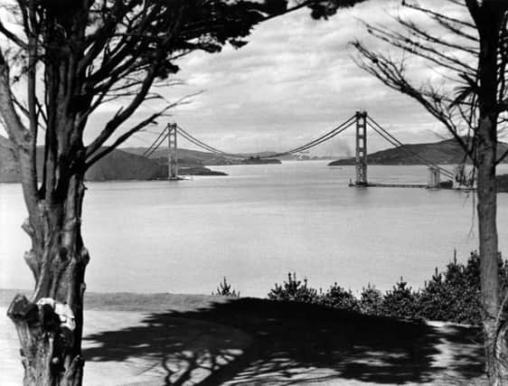 On this day in 1937, San Franciscos 4,200-foot-long Golden Gate Bridge, four years in the construction, was opened. Picture: Getty