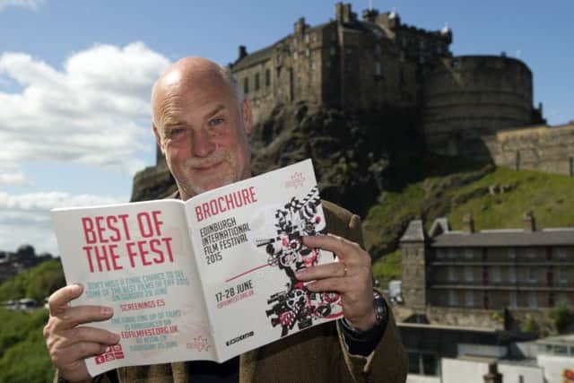 Artistic director Mark Adams at the launch of the Edinburgh Film Festival Programme. Picture: Lesley Martin