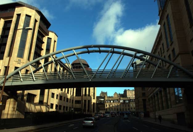 Edinburgh's financial district. Picture: Ian Rutherford