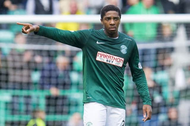 Dominique Malonga scored 16 goals for Hibs in all competitions last season. Picture: SNS