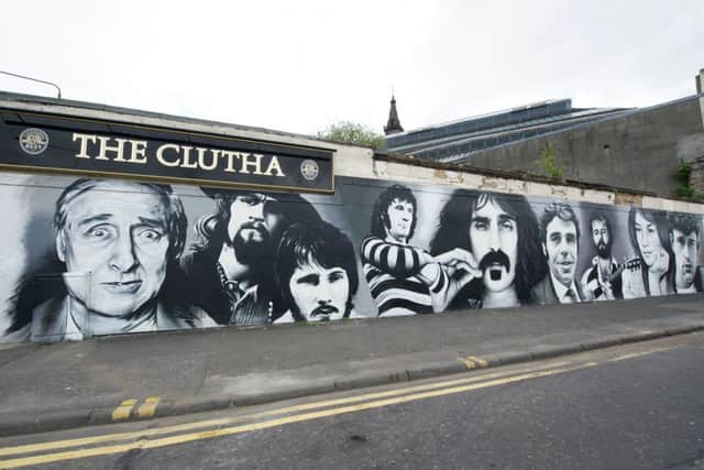 The mural features personalities with a link to the bar. Picture: John Devlin