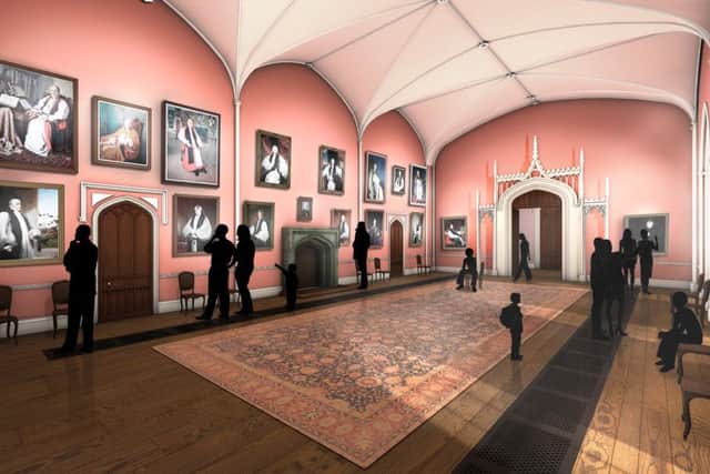 An artist's impression of the revamped Auckland Castle. Picture: PA