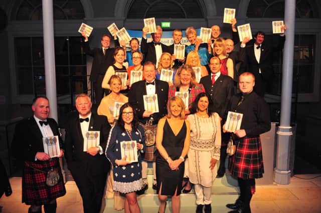 Winners from Scotland Food & Drink Excellence Awards. Picture: Rob McDougall
