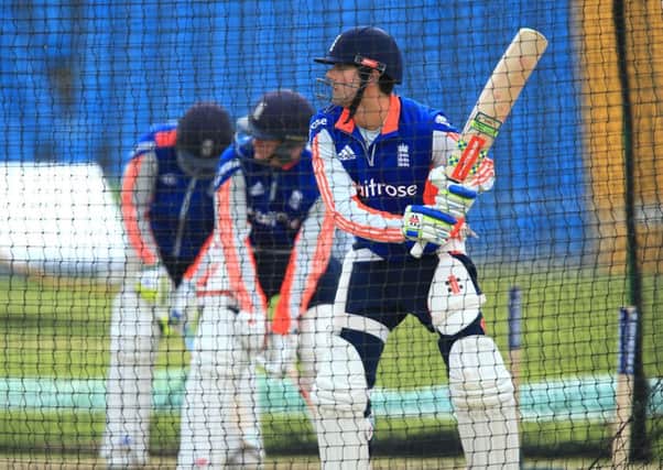 Alastair Cook bats in the nets ahead of the second Test at Headingley which starts today. Picture: PA