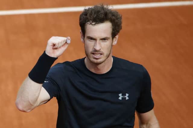 Murray after defeating Portugal's Joao Sousa during the men's second round. Picture: AFP/Getty