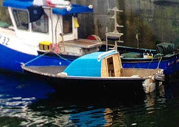The boat believed to be that of Thomas Tyrrell, which has been found in the Western Isles before his body was located. Picture: PA