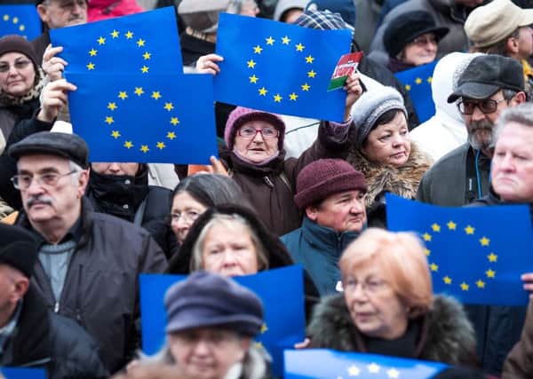 Many people are increasingly worried over how the 2017 referendum will affect the cash they hold in pensions and investments. Photograph: Getty