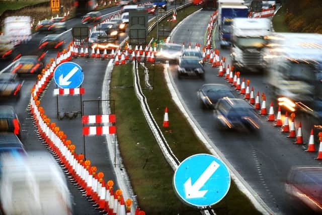 The M8 project is one of many infrastructure embarrassments. Picture: TSPL