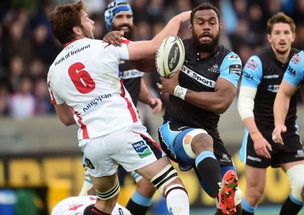 Leone Nakarawa starts for Glasgow today and can provide real creativity. Picture: Bill Murray/SNS/SRU