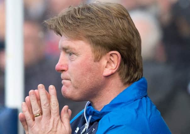 Rangers boss Stuart McCall. Picture: SNS