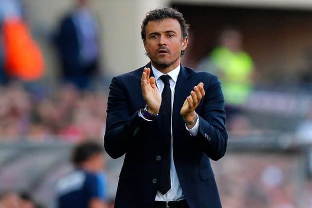 Luis Enrique has seen his Barca team grow into winners. Picture: Getty