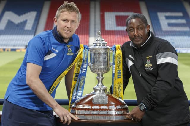 John Hughes failure to show up at Hampden angered William Hill. Inverness sent Ritchie Foran and Russell Latapy instead. Picture: Steve Welsh